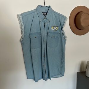 Sturgis Motorcycle Week Cut Off Jean Vest